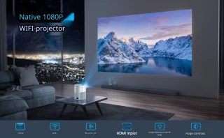 ELEMENTKEY BEAM6 Full HD WiFi Beamer Android 9.0 Wit/Grijs