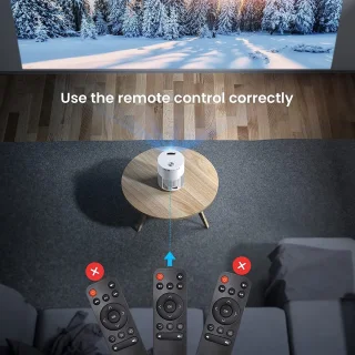ELEMENTKEY BEAM6 Full HD WiFi Beamer Android 9.0 Wit/Grijs