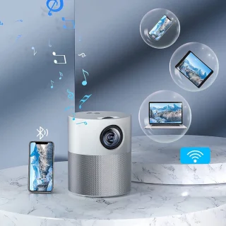 ELEMENTKEY BEAM6 Full HD WiFi Beamer Android 9.0 Wit/Grijs