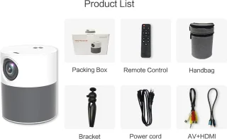 ELEMENTKEY BEAM6 Full HD WiFi Beamer Android 9.0 Wit/Grijs