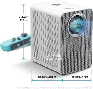 ElementKey MovieVision Home Projector 1920x1080p Wit