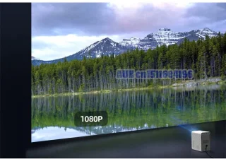 ElementKey MovieVision Home Projector 1920x1080p Wit