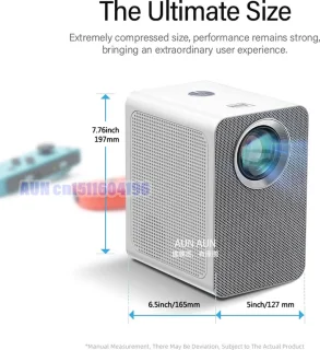 ElementKey MovieVision Home Projector 1920x1080p Wit