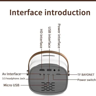 Elementkey PIX2 PRO Mini Projector 1080P