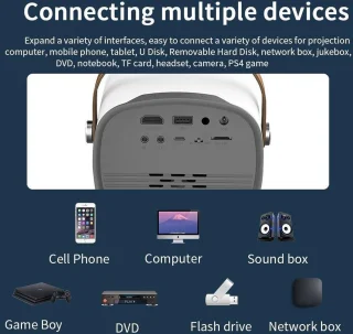 Elementkey PIX2 PRO Mini Projector 1080P