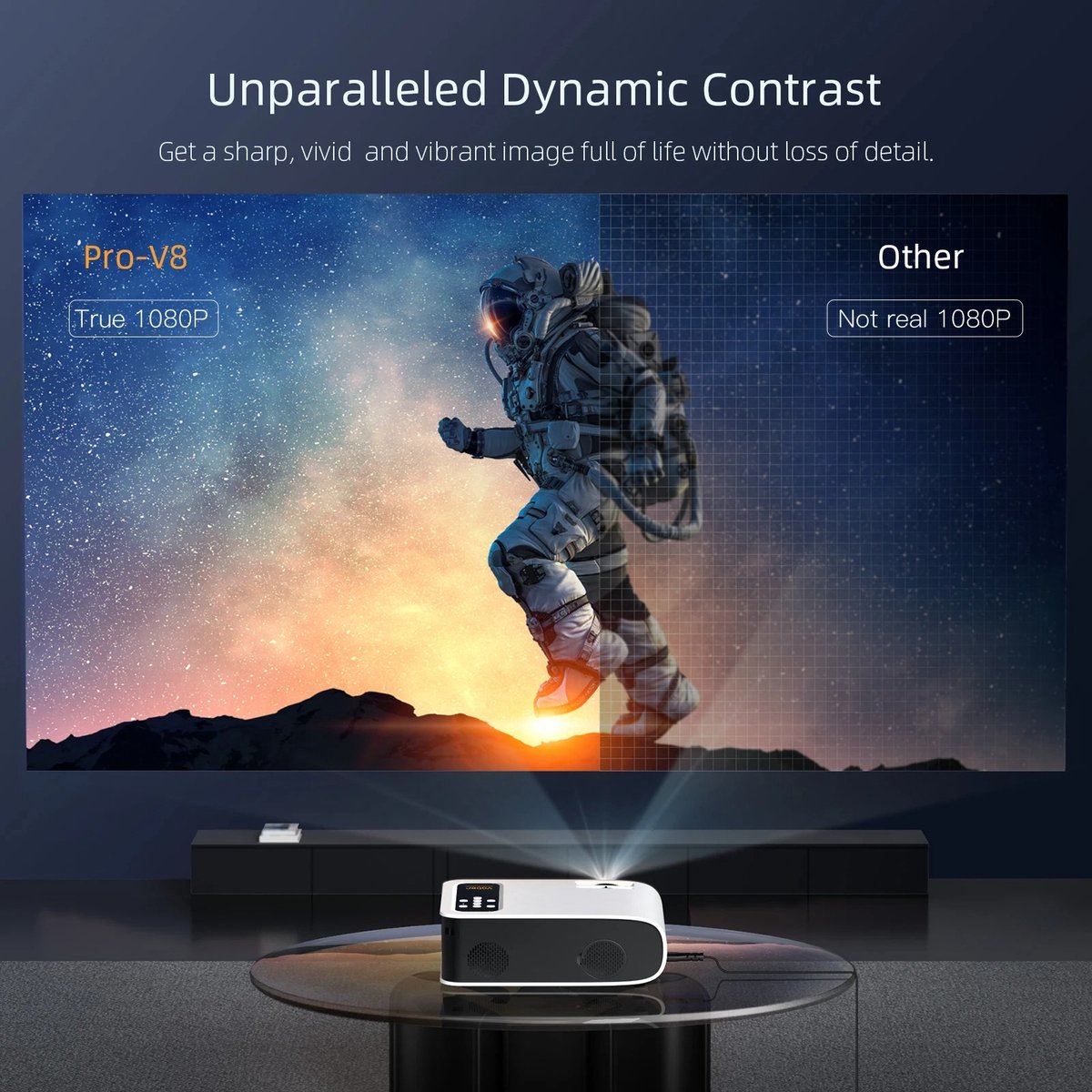 Empire 4K Wifi 6 Mini Projector