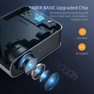 Empire 4K Wifi 6 Mini Projector