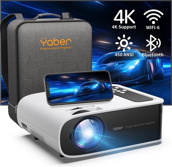 Empire 4K Wifi 6 Mini Projector