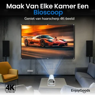 EnjoyGoods® Mini Beamer 2025 – Projector