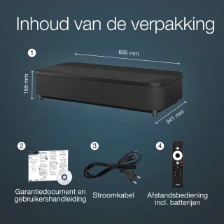 Epson EH-LS800 EpiqVision Ultra beamer zwart
