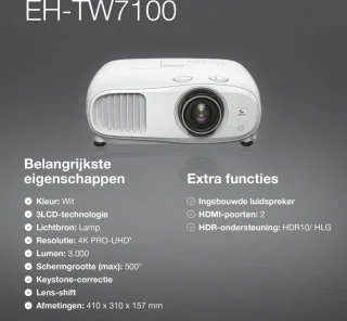 Epson EH-TW7100 projector