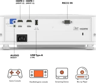 Equivera Mini Beamer - Draagbare Projector