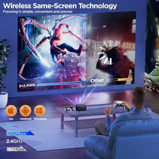 Equivera Mini Beamer Projector