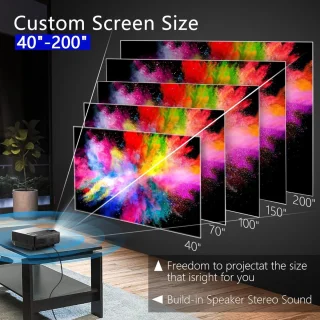 Equivera Mini Beamer Projector