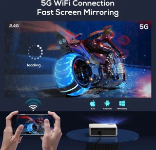 Equivera Mini Beamer Projector
