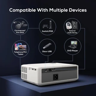 Equivera Mini Beamer Projector