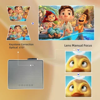 Equivera Mini Beamer Projector