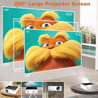 Equivera Mini Beamer Projector