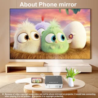 Equivera Mini Beamer Projector