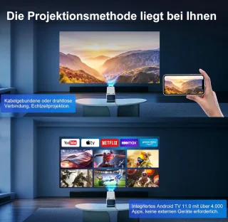 Equivera Mini Beamer Projector