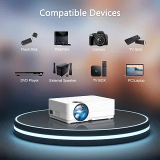 Equivera Mini Beamer Projector
