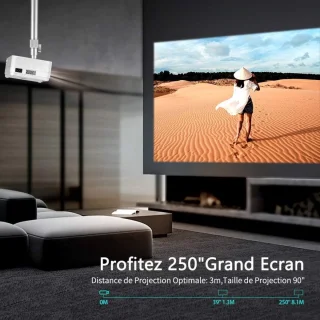 Equivera Mini Beamer Projector