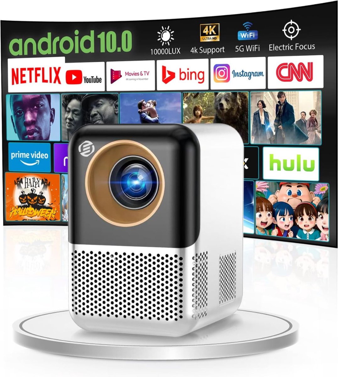 Equivera Mini Beamer Projector