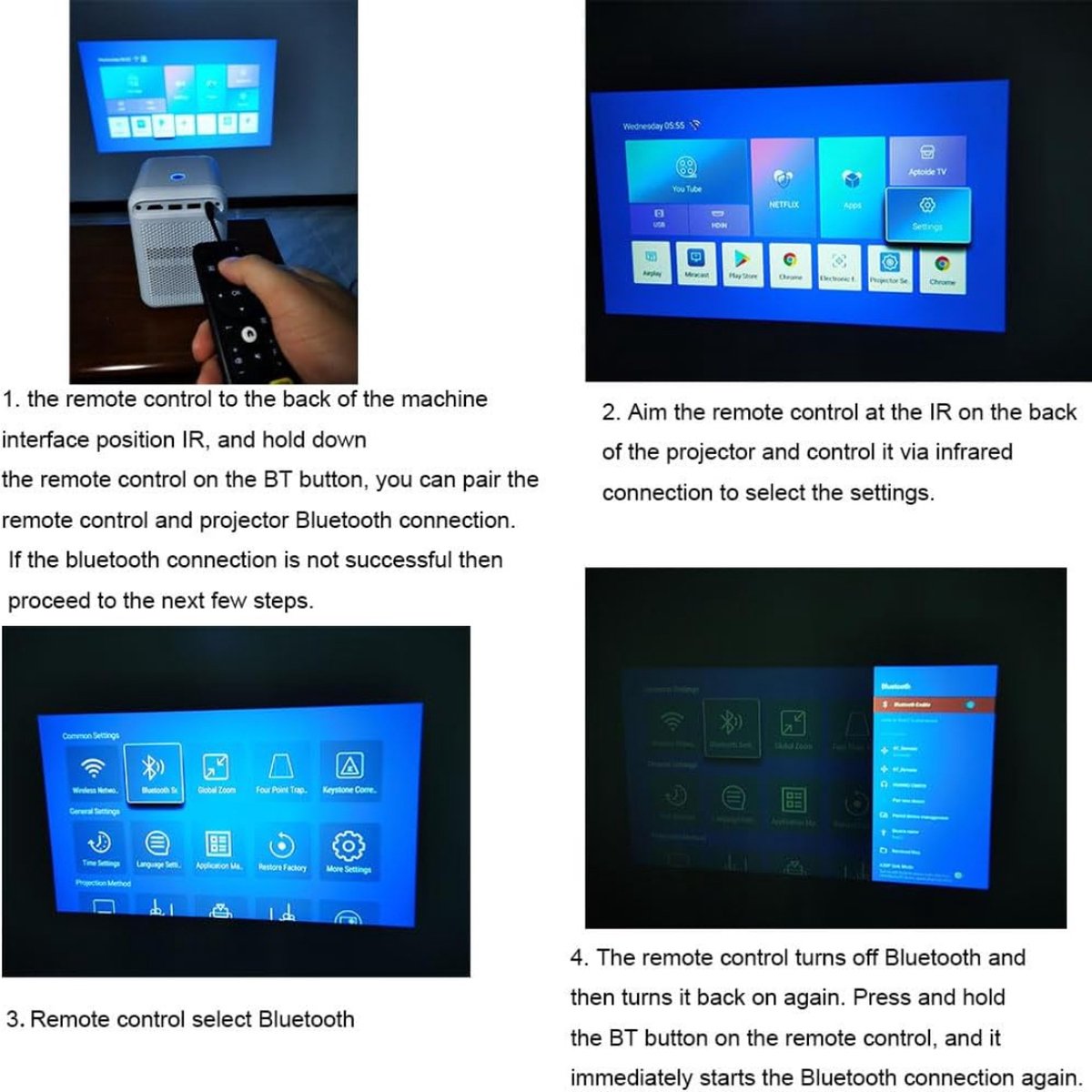 Equivera Mini Beamer Projector