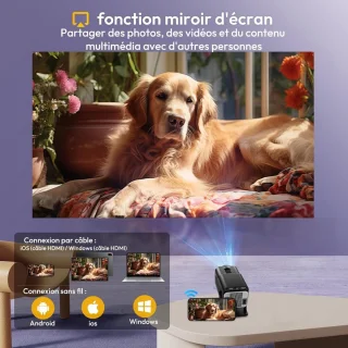 Equivera Mini Beamer Projector