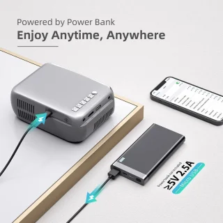 Equivera Mini Beamer Projector
