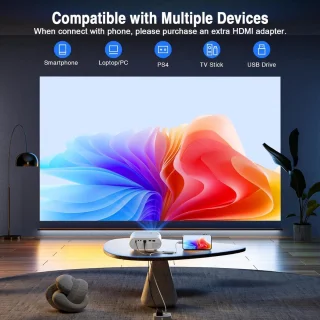 Equivera Mini Beamer Projector