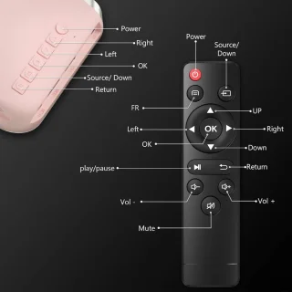 Equivera Mini Draagbare Projector