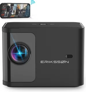 Erikssøn Beamer 1080P Wifi Smart Mini Zwart