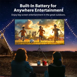 ETOE Dolphin DLP Projector 1080P Google TV Certified