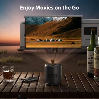 ETOE Dolphin DLP Projector 1080P Google TV Certified