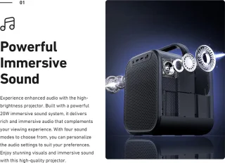 ETOE Seal Pro 1000 1080P LCD-projector