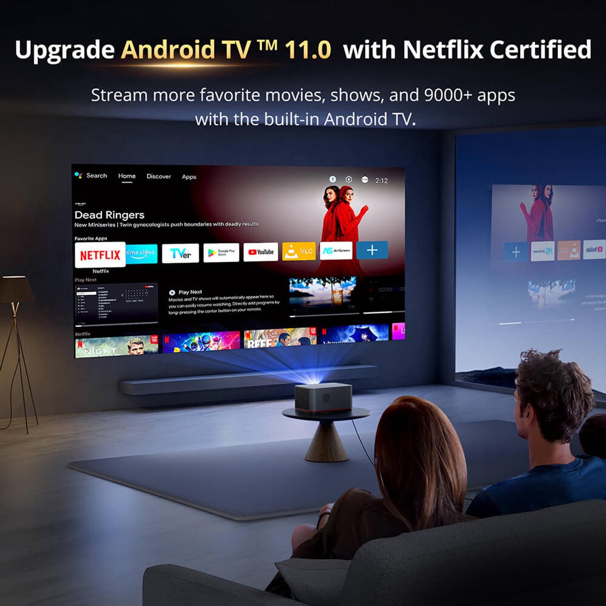 ETOE Whale Pro Android TV 1080P projector