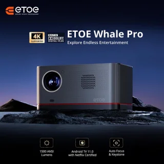 ETOE Whale Pro Android TV 1080P projector