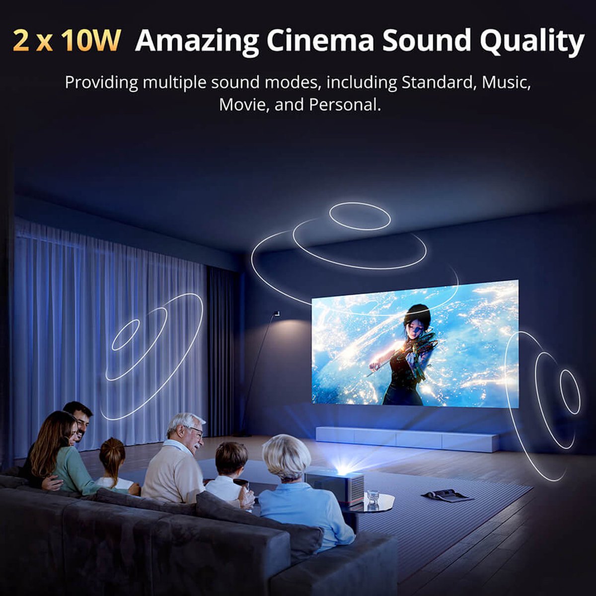 ETOE Whale Pro Android TV 1080P projector