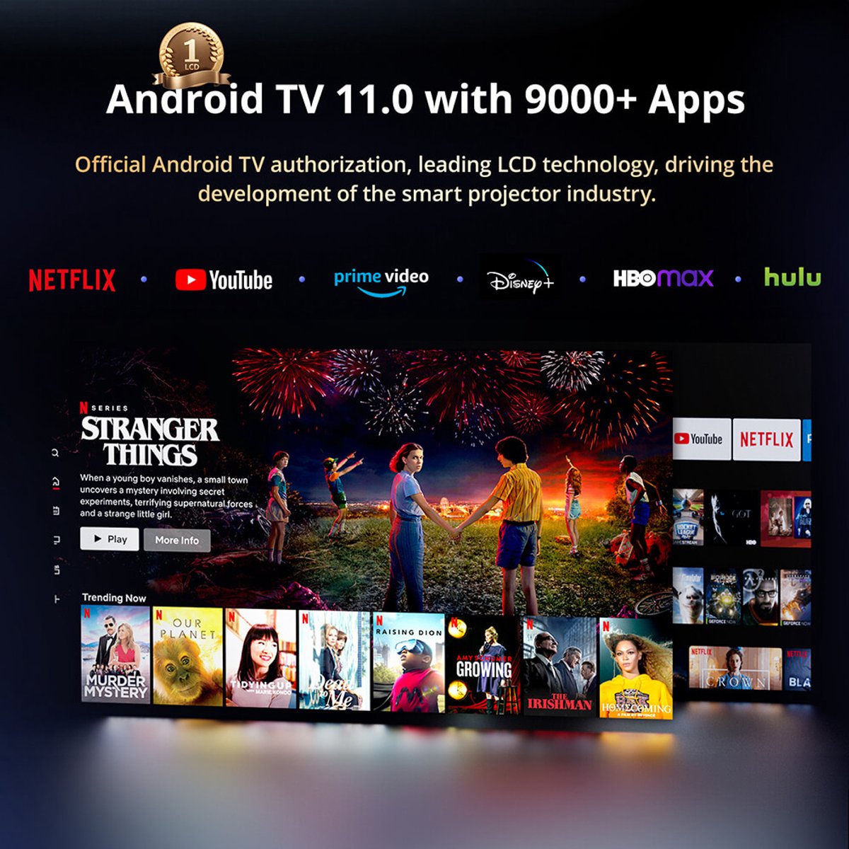 ETOE Whale Pro Android TV 1080P projector