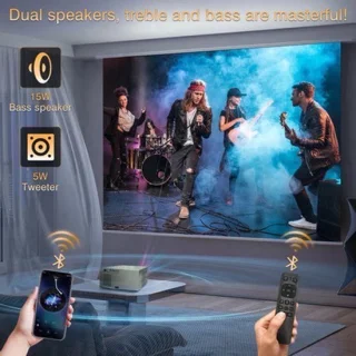 Everycom RD829 Beamer-projector met wifi en automatische focus