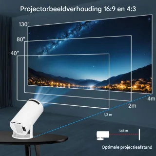 EXCITAT Miniprojector Wit