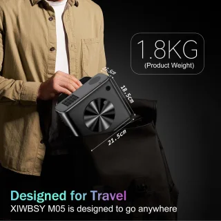 Fubzz 4K Draagbare Smart Projector