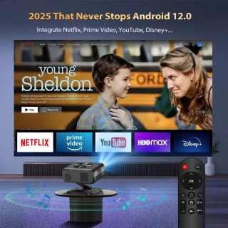 Fubzz 4K Draagbare Smart Projector