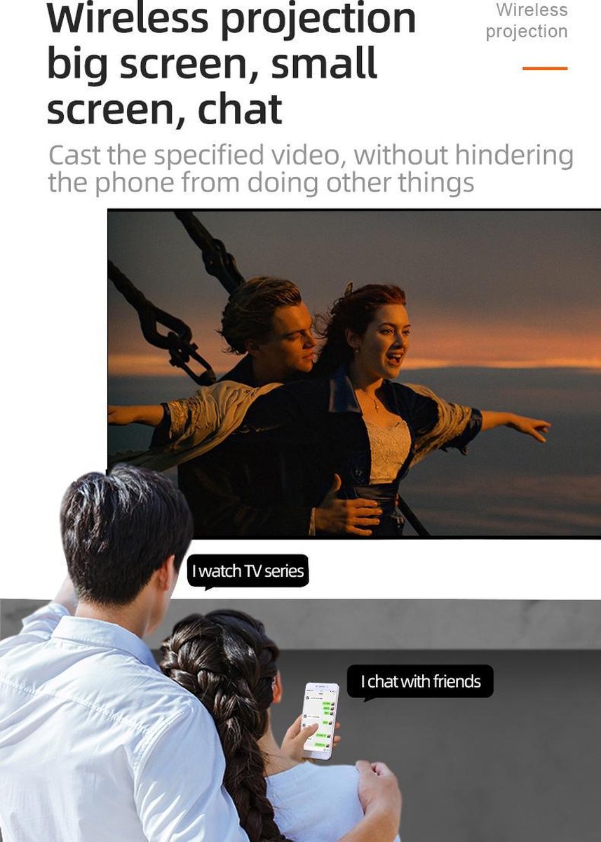 Fuegobird Upgrade Smart Mini Beamer Projector