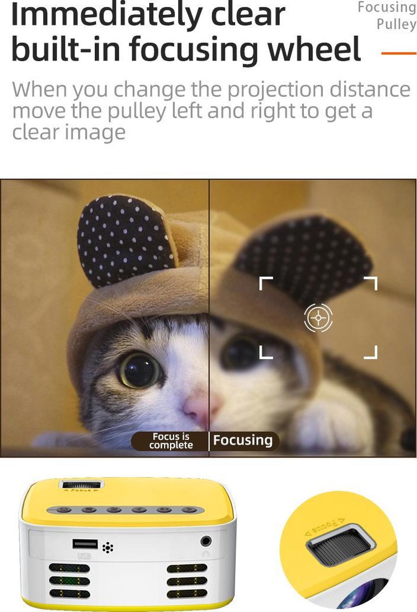 Fuegobird Upgrade Smart Mini Beamer Projector