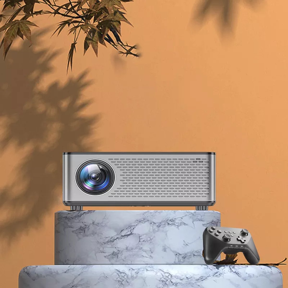 Full HD 1920x1080 LED Beamer WIFI Bluetooth afstandsbediening