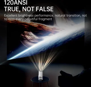 Gaming Projector 1280x720P Android 11 Dual WiFi 64GB TF Kaart