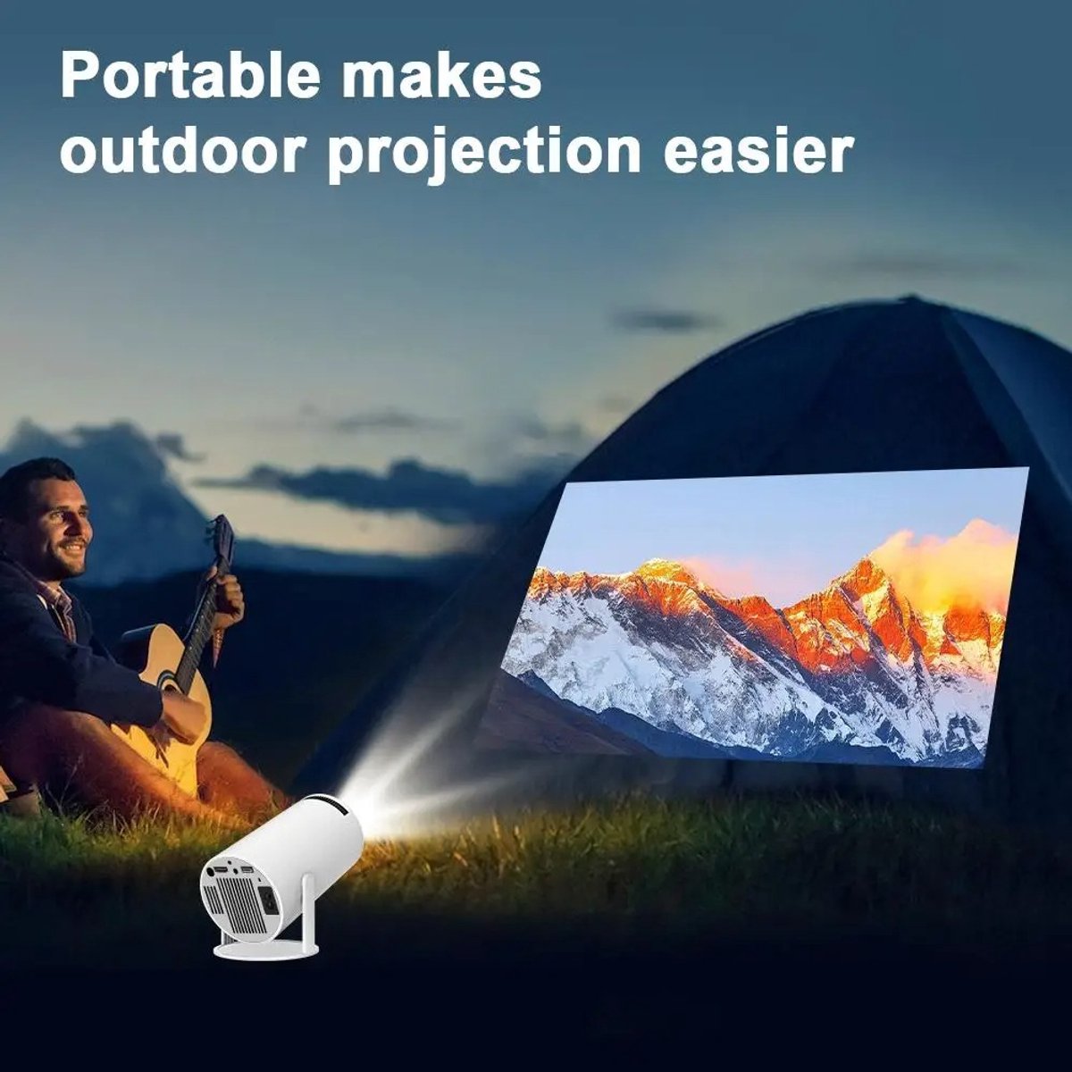 Gj300 Smart Projector Android 11 720P Wifi 6 Bluetooth 5.0