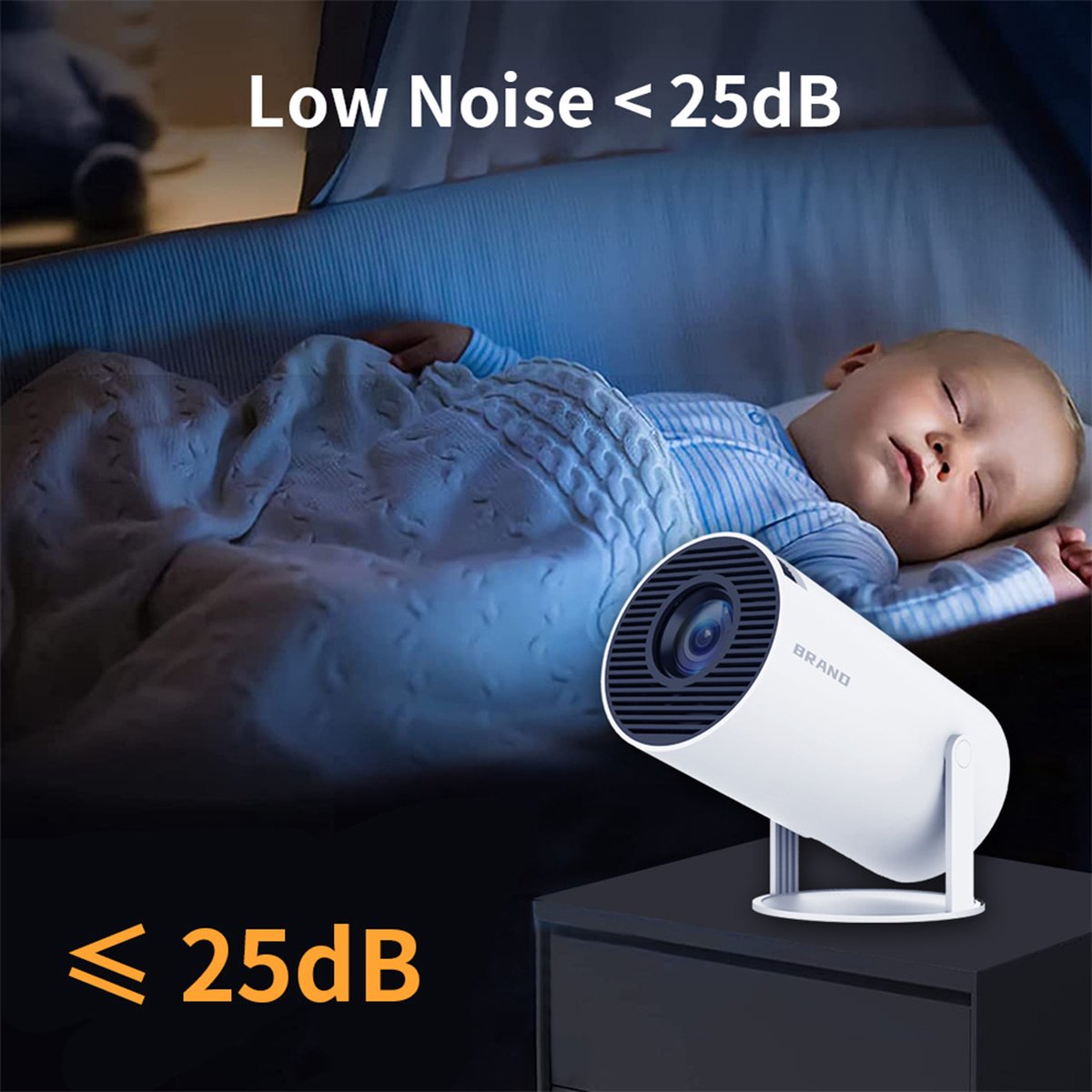 Gj300 Smart Projector Android 11 720P Wifi 6 Bluetooth 5.0
